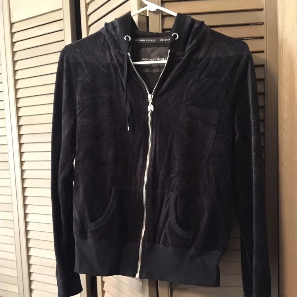 Victoria Secret Black velour set